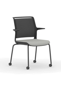 4 Leg Frame Chair with Casters / ADL12AC