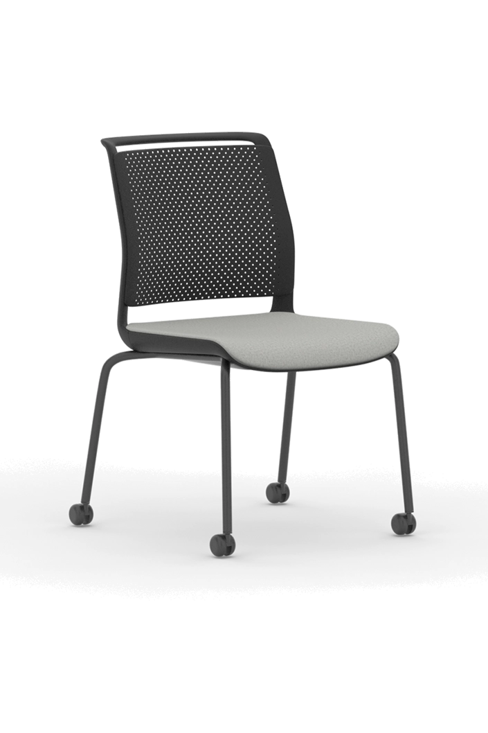 ADL12C / 4 Leg Frame Chair with Casters
