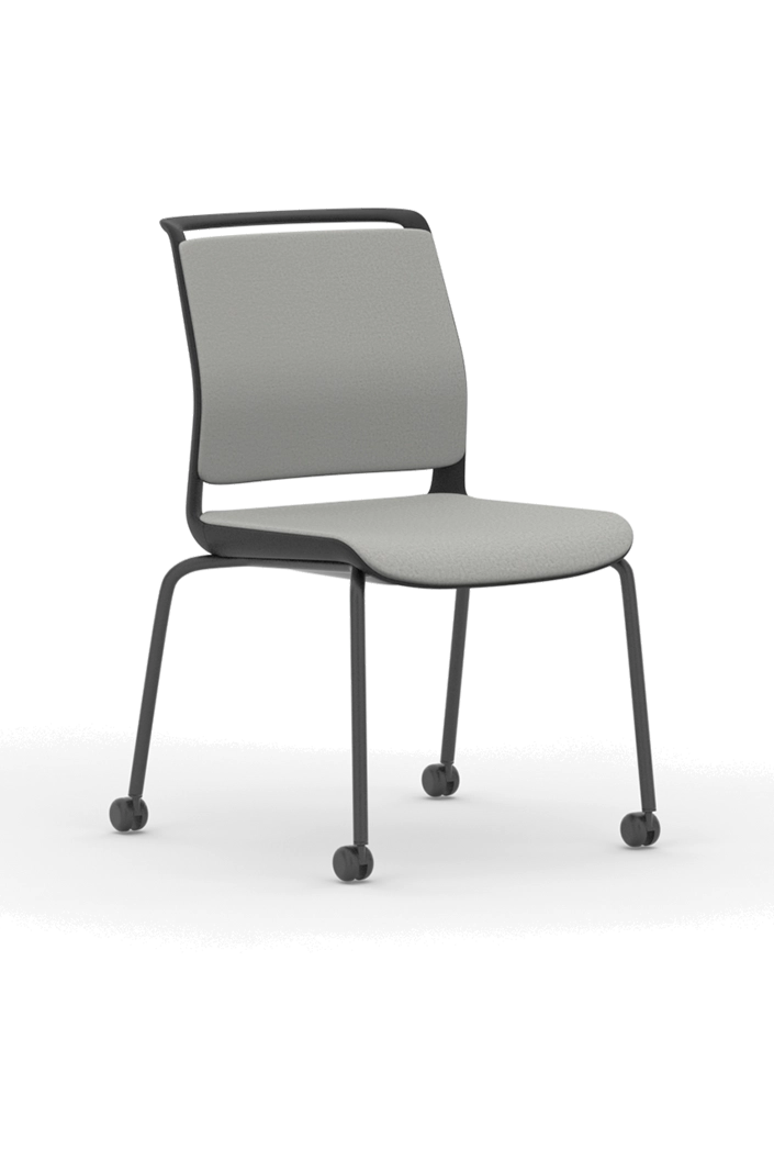 ADL7C / 4 Leg Frame Chair with Casters