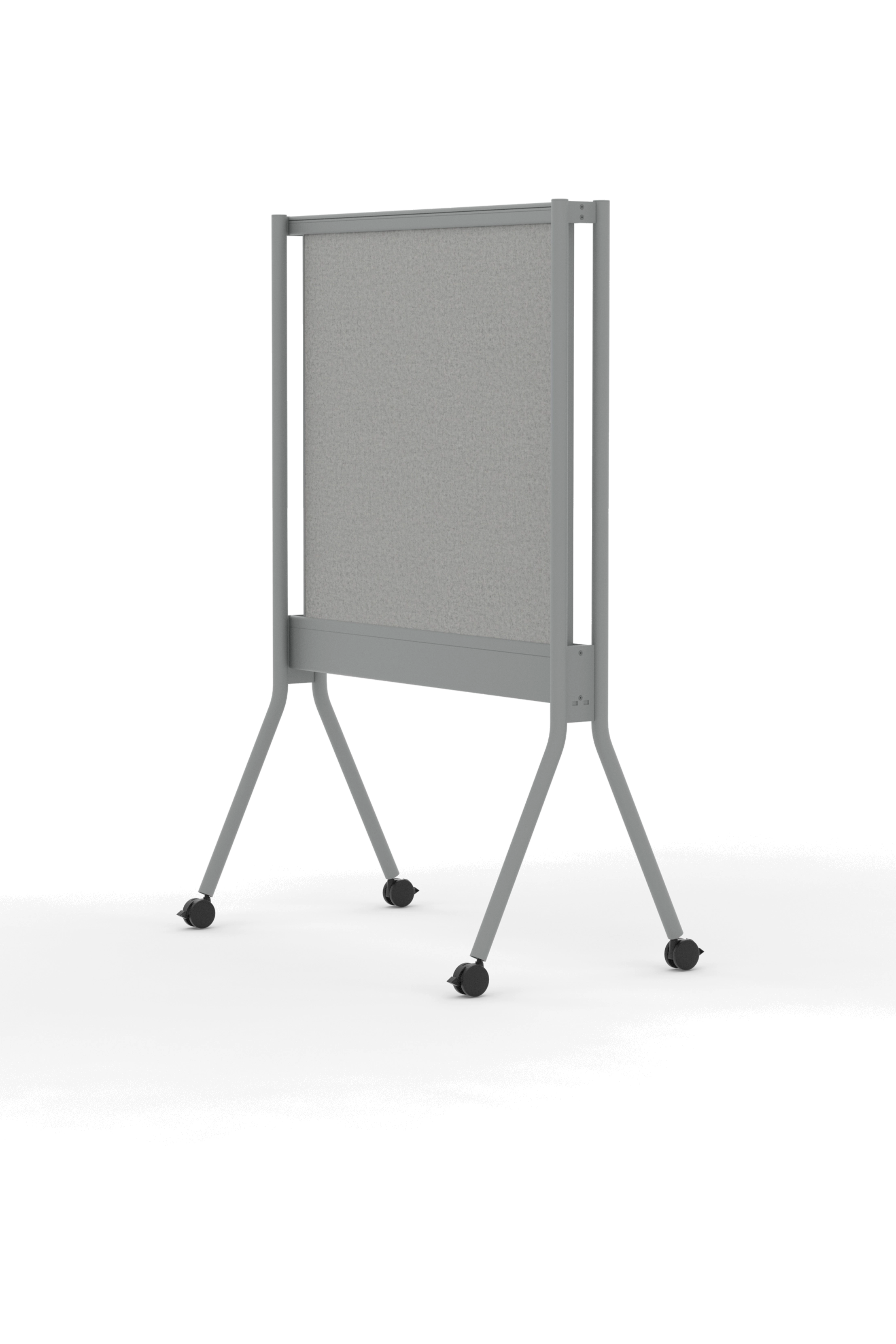 CB7349DP / Drywipe & Fabric Pinboard Easel