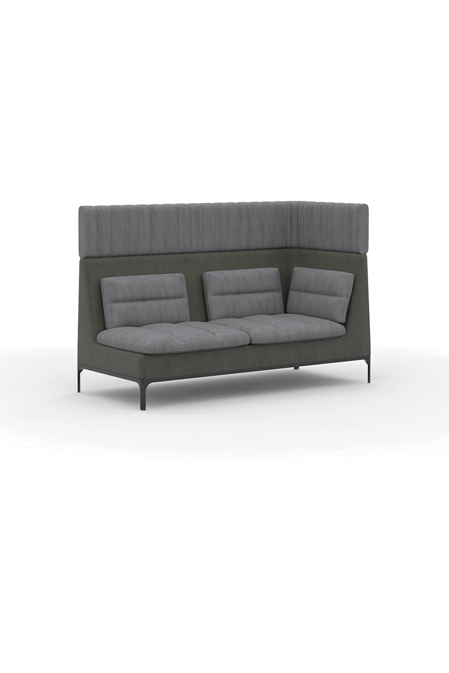 HAM201HRLH / Two Seat Left Hand Corner Unit