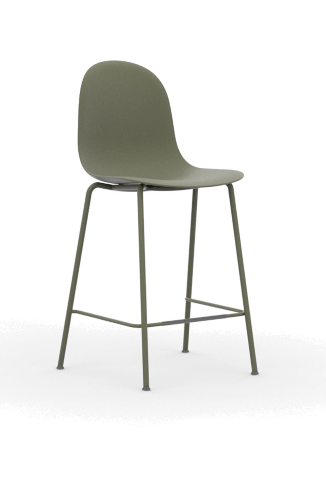 KIN606CH / High Back Counter Height Stool