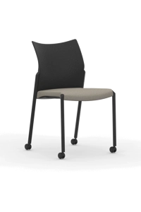 Four Leg Frame Chair with Casters / T107